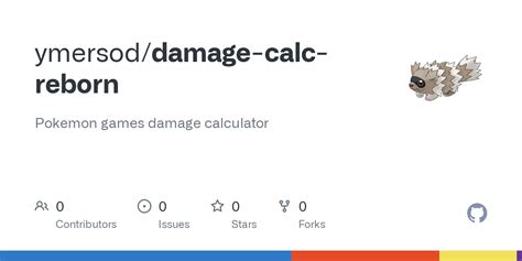 pokemon reborn damage calculator.